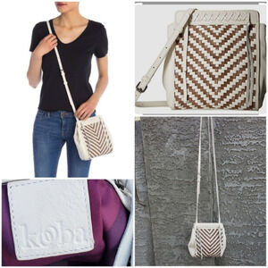 KoobaWomen's‎ Aisha Woven Leather Crossbody Bag